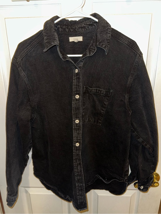 OZMA Tops - Ozma of California Denim Marcie Shirt in Vintage Black